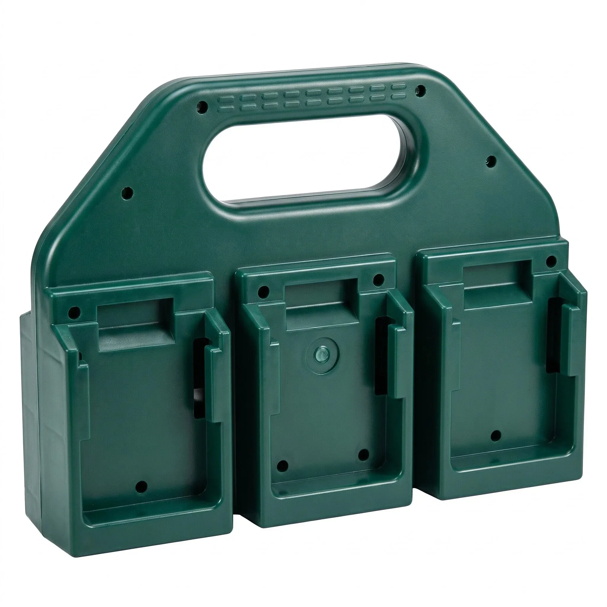 6 Slot Battery Holder for Makita 18V&14.4V Portable and Rugged Battery Case Compact Organizer for Easy Storage and Transport