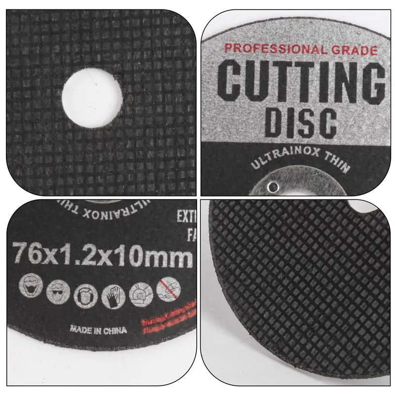 ABZC-76Mm For Cutting Discs 18Pcs Set For Metal Angle Grinder Grinding Discs Included