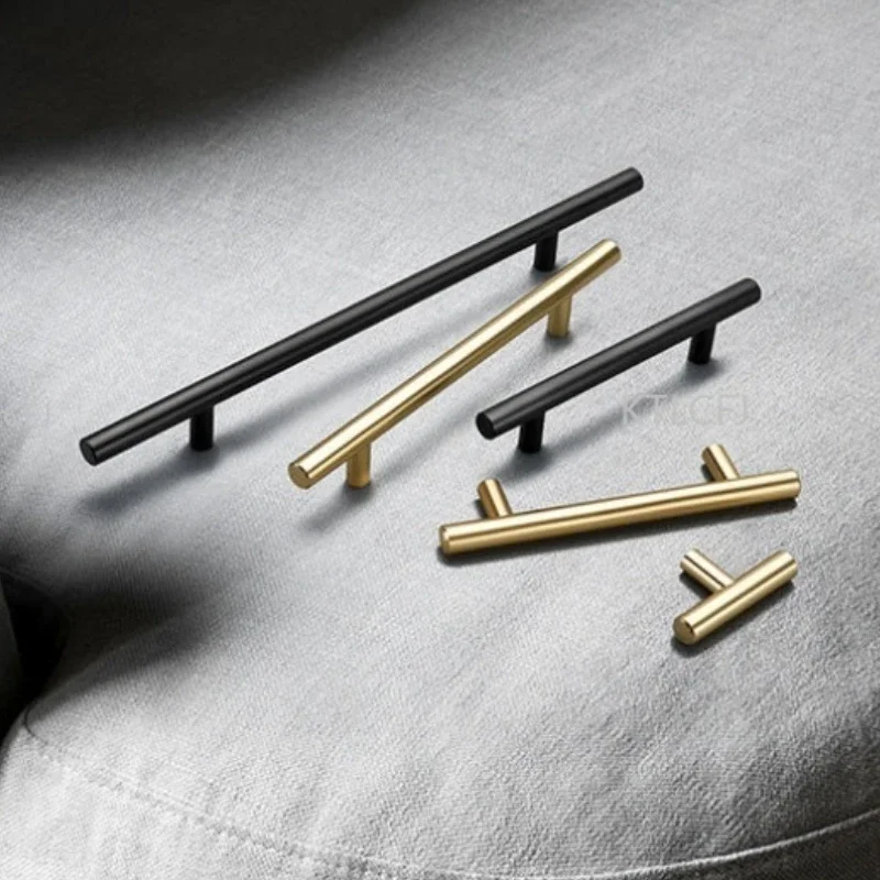 Cabinet Handl Silver Black Gold Handle Hardware Kitchen Cabinet Cylindrical Metal Modern Handles for Furniture