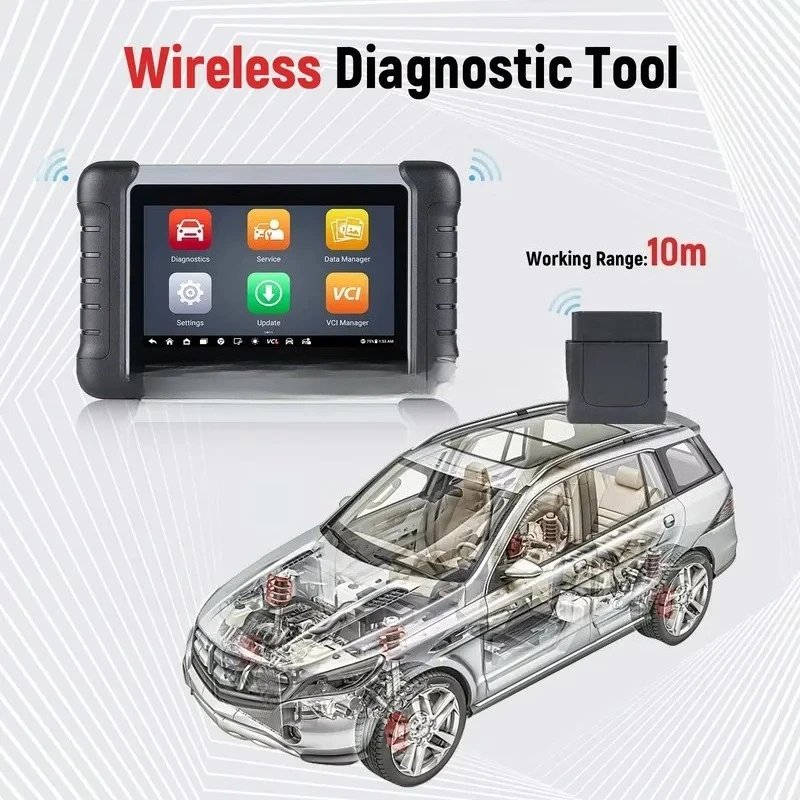 [1 Year Free Update Online] MaxiCOM MK808Z-BT Full System Diagnostic Tool Newly Adds Battery Testing Functions