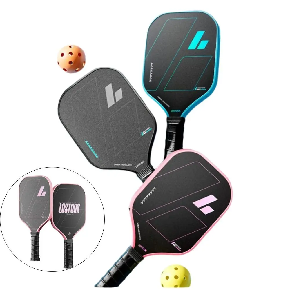

Ракетки для пиклбола из углеродного волокна с матовой поверхностью, нескользящая ручка, ракетки для пиклбола, удобные легкие весла для пиклбола