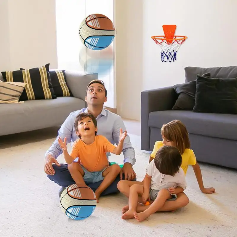 静かなバスケットボール屋内サイレントボールフォームおもちゃ衝撃吸収スポンジボールアパートタイル床寝室ティーンカーペットホーム