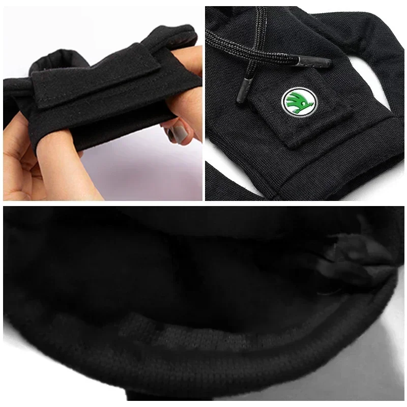 New Car hoodie gear shift lever sweatproof multi-color protective cover For Skoda Octavia MK2 MK3 2 3 A7 Fabia Karoq Kodiaq