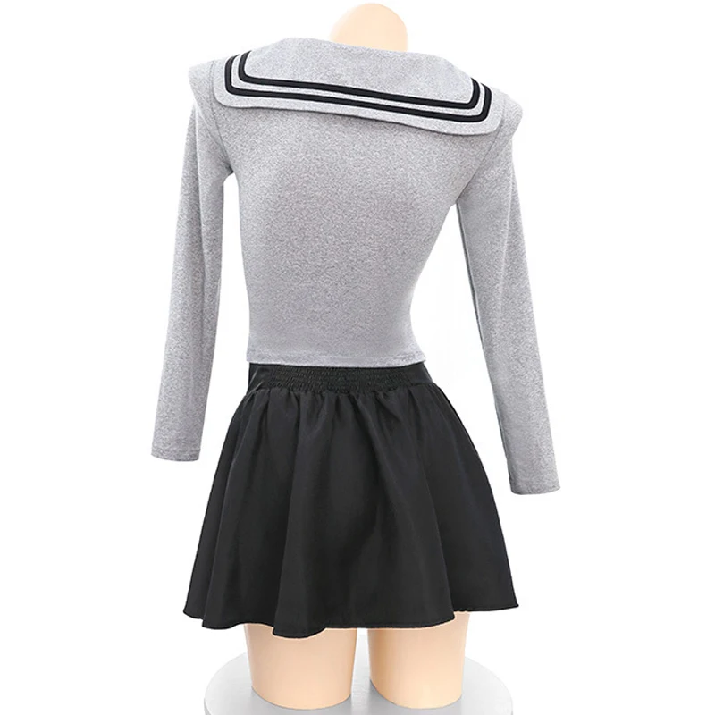 AniLV Student School Unifrom Women Clothes Outfits Costumes Cosplay