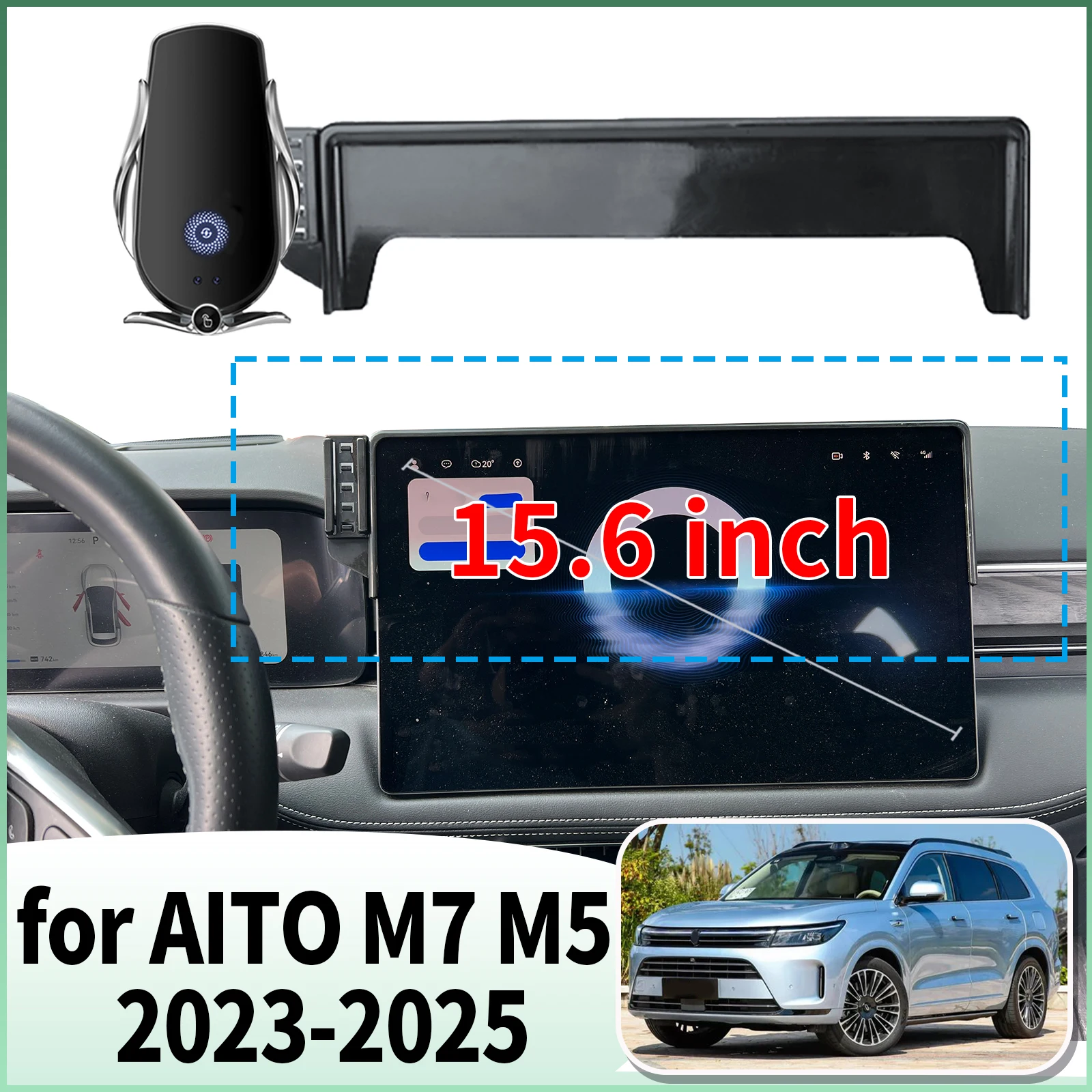 

fit for AITO M7 M5 2023 2024 2025​​ Specific Dashboard Navigation Phone Holder Mount Design Car​​ accessoires