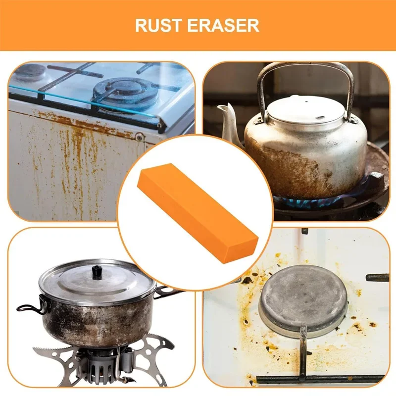 Easy Limescale Eraser Bathroom Toilet Glass Stain Remover Rubber Eraser Kitchen Faucet Pot Scale Brush Limescale Cleaning Tools