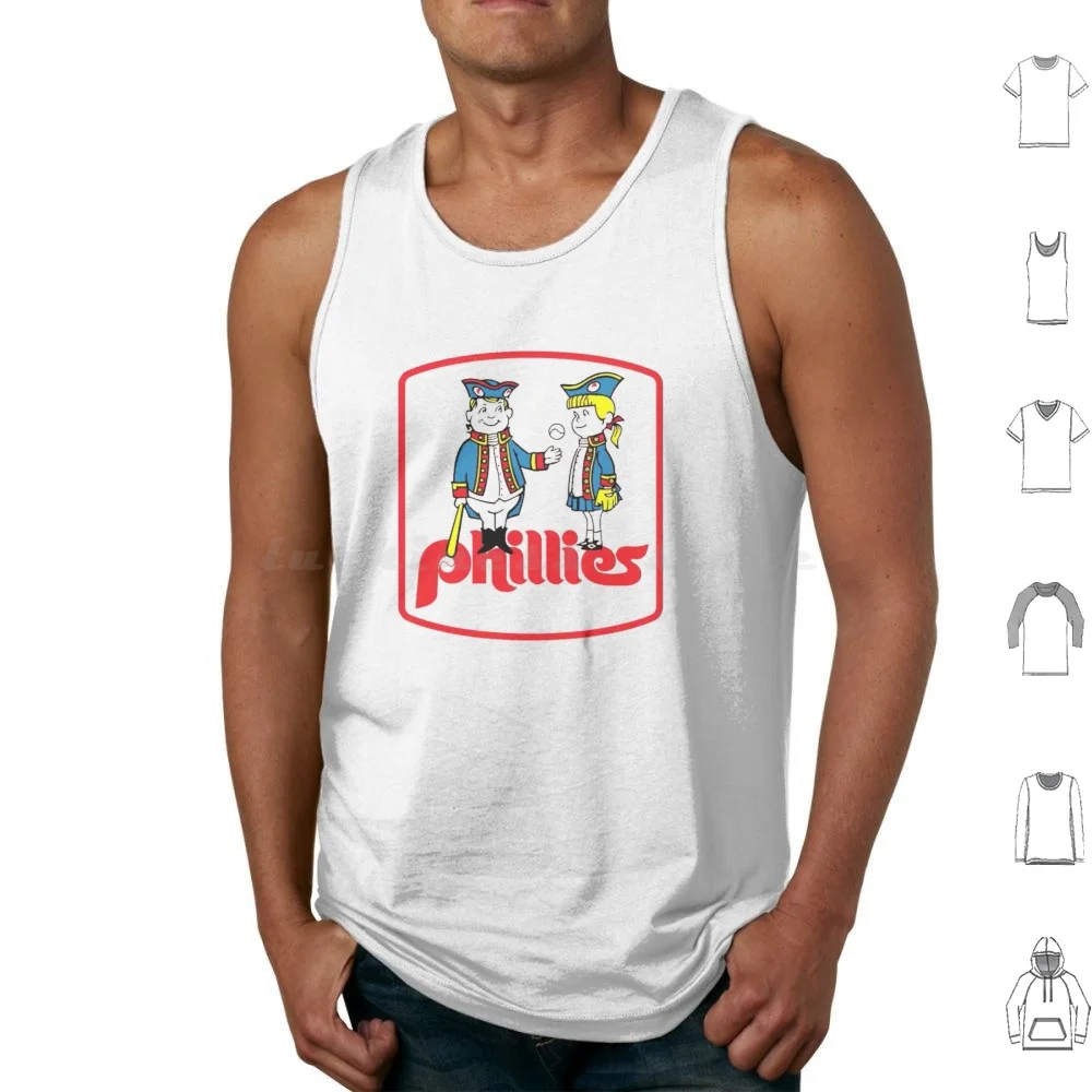 Baseball-Defunct Vintage Logo-Philadelphia Tank Tops Vest Sleeveless Sports Baseball Philadelphia Philadelphia Baseball