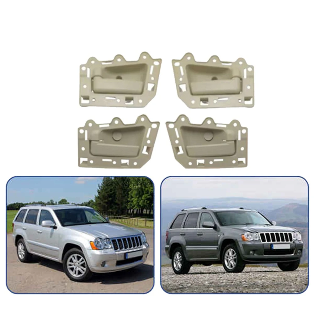 

Комплект L39A-4 шт., бежевая внутренняя дверная ручка для Jeep Grand Cherokee 2005-2010 1JV471J3AA 1JV461J3AA 5HR411J3AK 5HR421J3AK