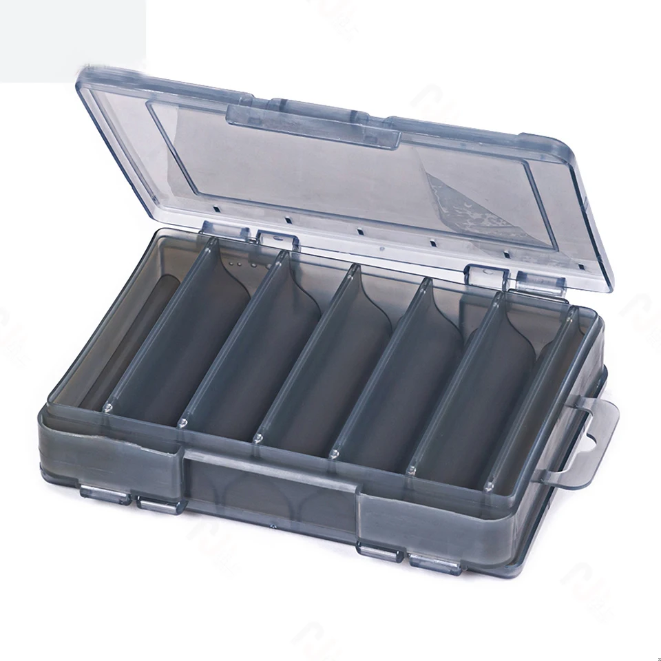 Fishing Tackle Boxes Double Layer Bait Container Portable Organizer Boxes Compartments Fishing Accessories Plastic Case