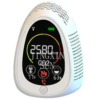 Hot SalesHot Sale Smoke Alarm Indoor 5 In 1 CO2 Monitor Gas Detector Tuya Wifi Portable Air Quality Monitor Gas Analyser