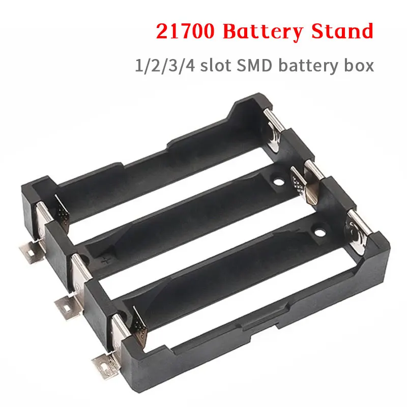 Кронштейн для держателя батареи 21700, чехол для батарей SMT SMD 1/2/3/4 21700, ящик для хранения 1x 2x 3x 4x серии/параллельный