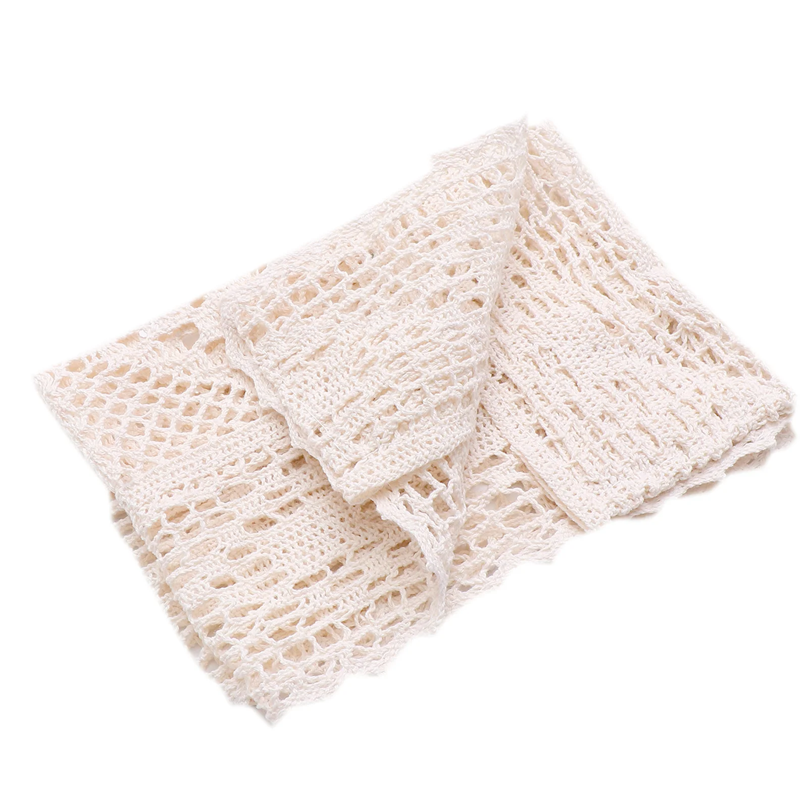 

Cotton Hollow Crochet Tablecloth 28X40Cm Lace Decor For Dining Table Coffee Table Photo Prop Decorative Cover Home Kitchen Party