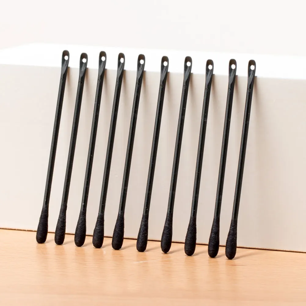 

200 Pcs Double Ended Cleaning Cotton Swabs Sticks Small Tip For Eyelash Grafting Makeup Beauty Salon Personal Home Use