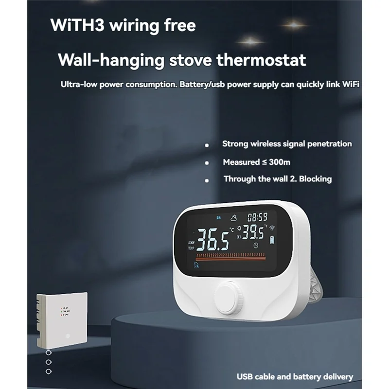 GOOD-Tuya Wi-Fi умный дом беспроводной термостат RF аккумулятор газовый котел водонагрев цифровой регулятор температуры