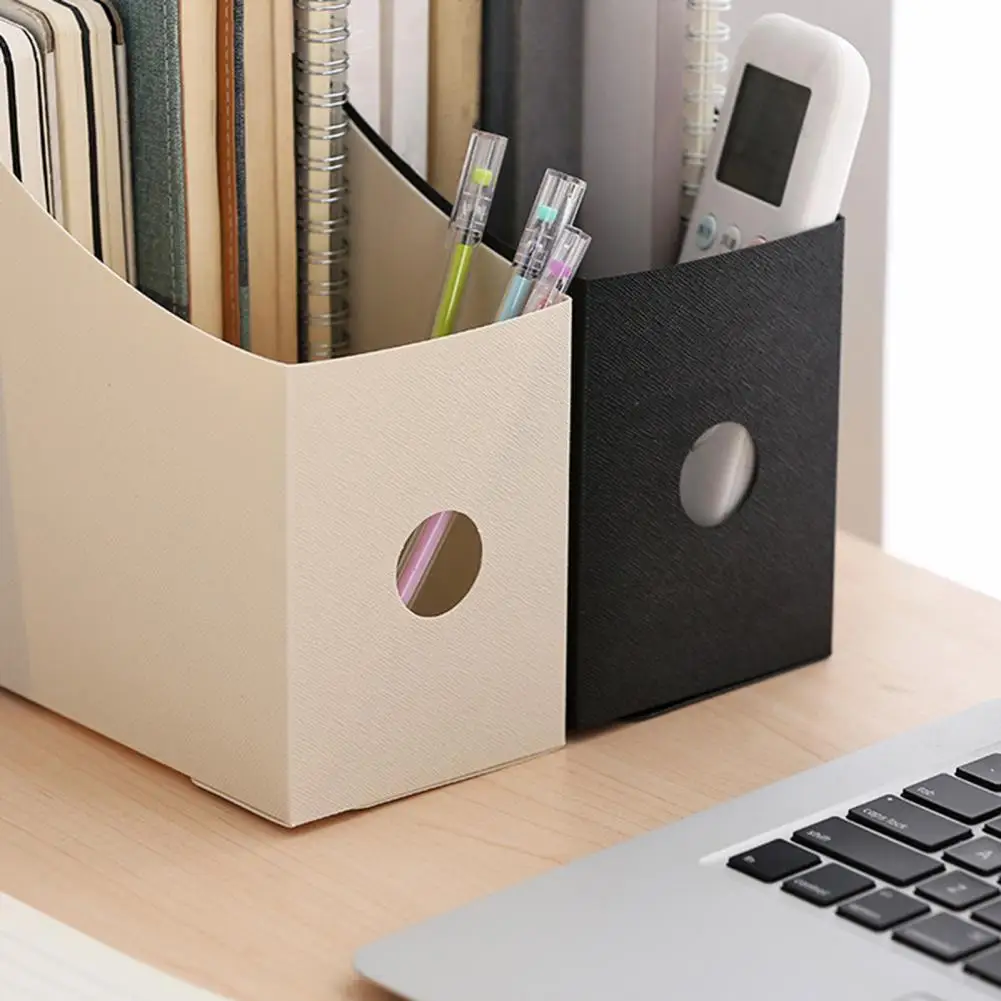 Document Organizer Durable Desktop Book Pencil Sundries Storage Box Multi-functional Vertical Document Storage Box for School