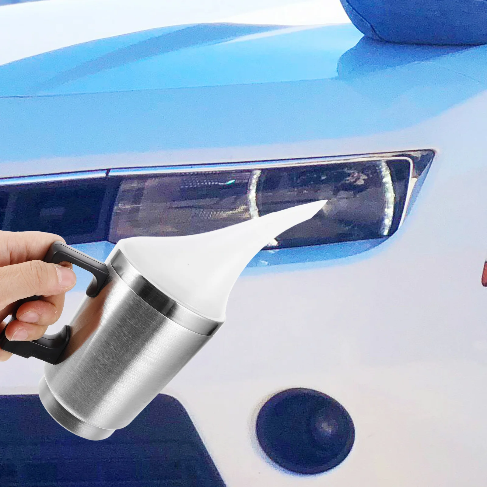 

Restoration Kit Car Heating Cup For Cloudy Headlight Repair Steam Cleaning Tool Vaporizing Lens Cleaner Headlight Steaming