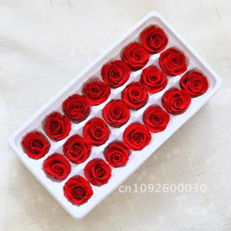 

21Pcs/Box B Grade Eternal Decoration Roses Flowers Wedding Party Mother'S Day Box Cheap Gift Diy Day Moisturizing Valentine'S