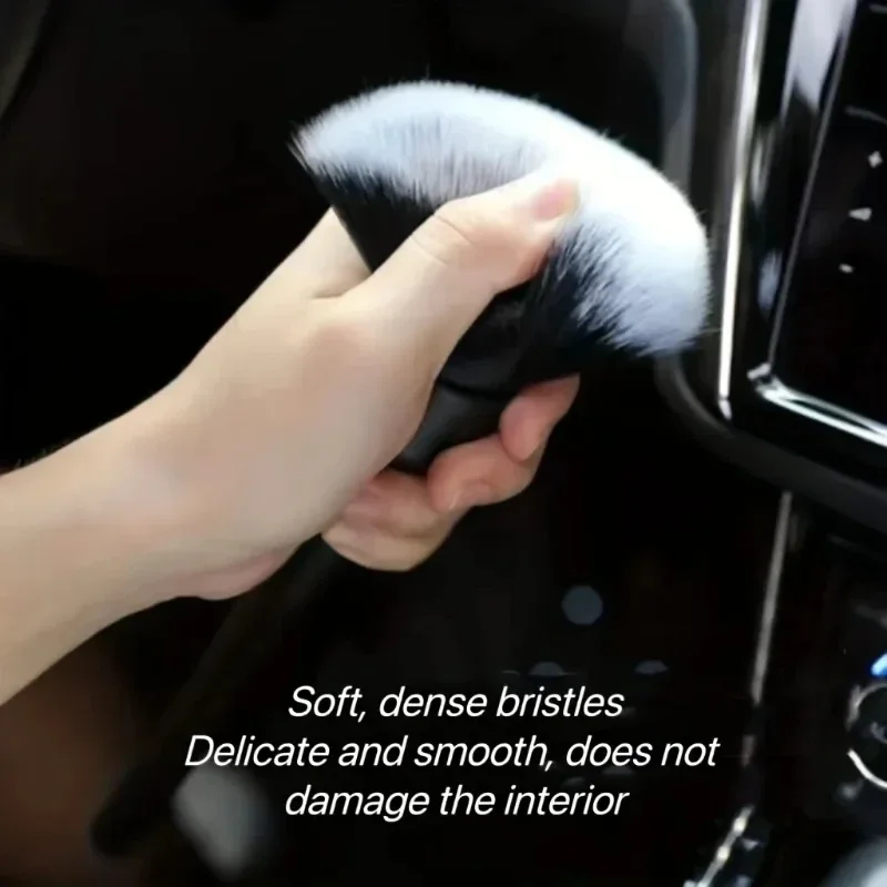 1/2Pcs Car Dust Removal Brush Car Interior Detailing Brush Soft Bristle Cleaning Tool for Car Wash Duster Motorcycle Cleaning To