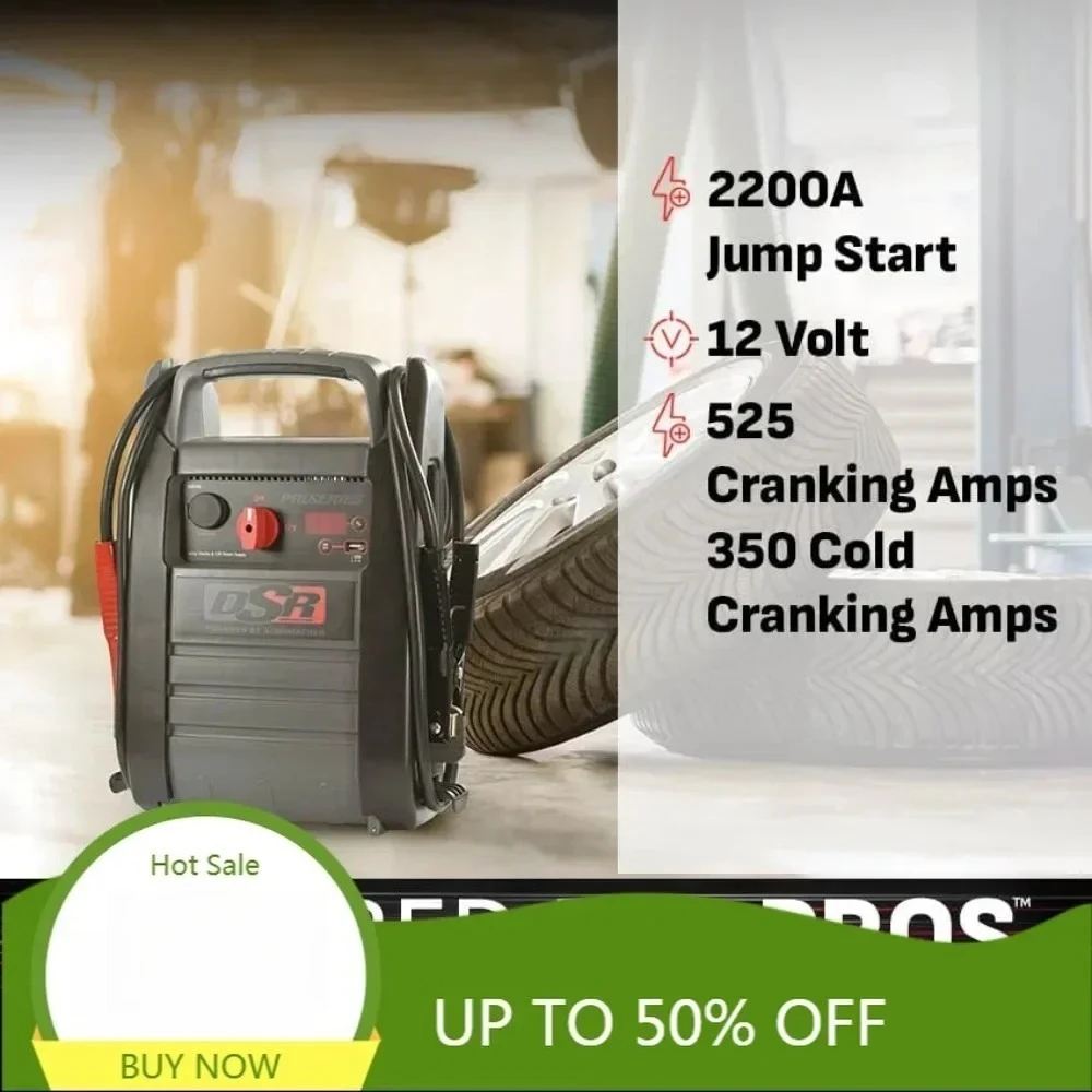 

Big Clearance Sale Factory Cost proseries car battery jump starter - 2200 peak amp 12v car starter, jump box & portable power st
