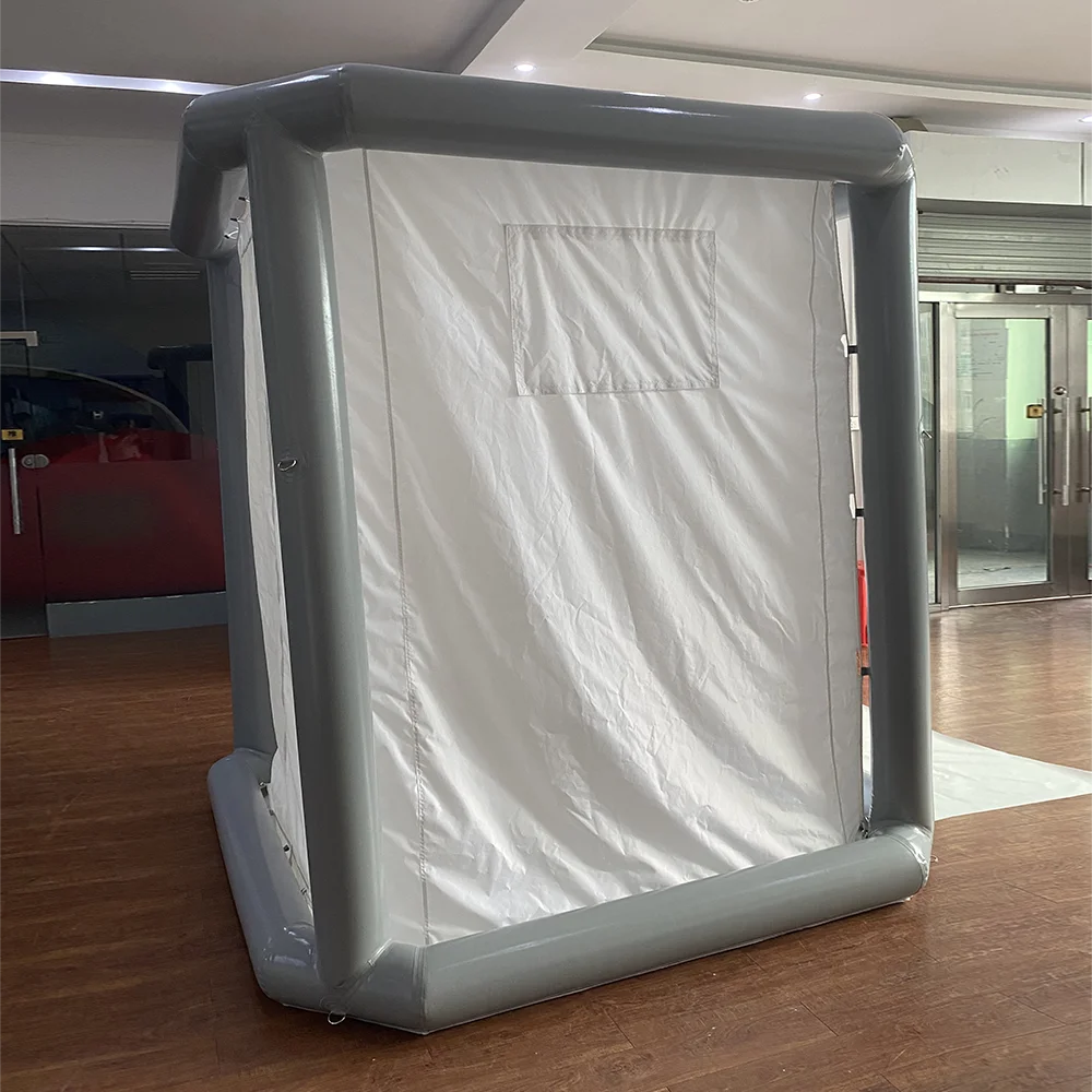 Home Golf Simulator Bay Inflatable Garage Practice Tent Indoor Portable Driving Range Hitting Cage Booth No Screen Included