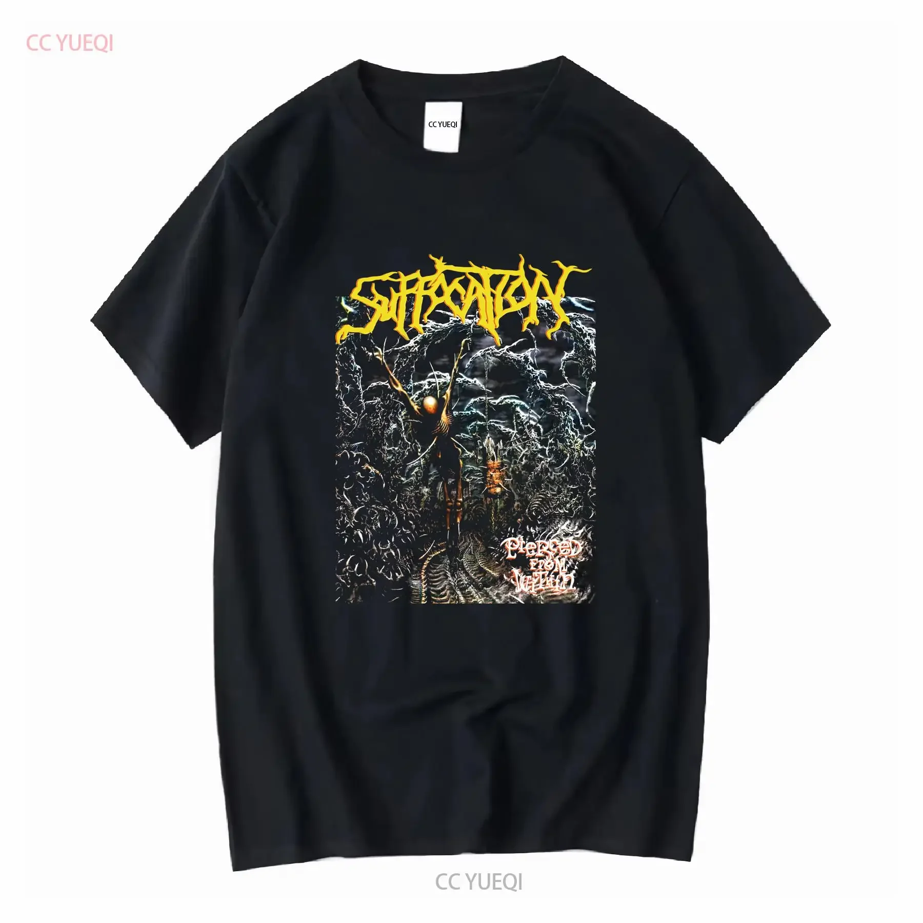 Hot Suffocation Band Black T Shirt Cotton S 234XL RM320 long or short sleeves vintage Washed Comfortable Top For Everyday Wear