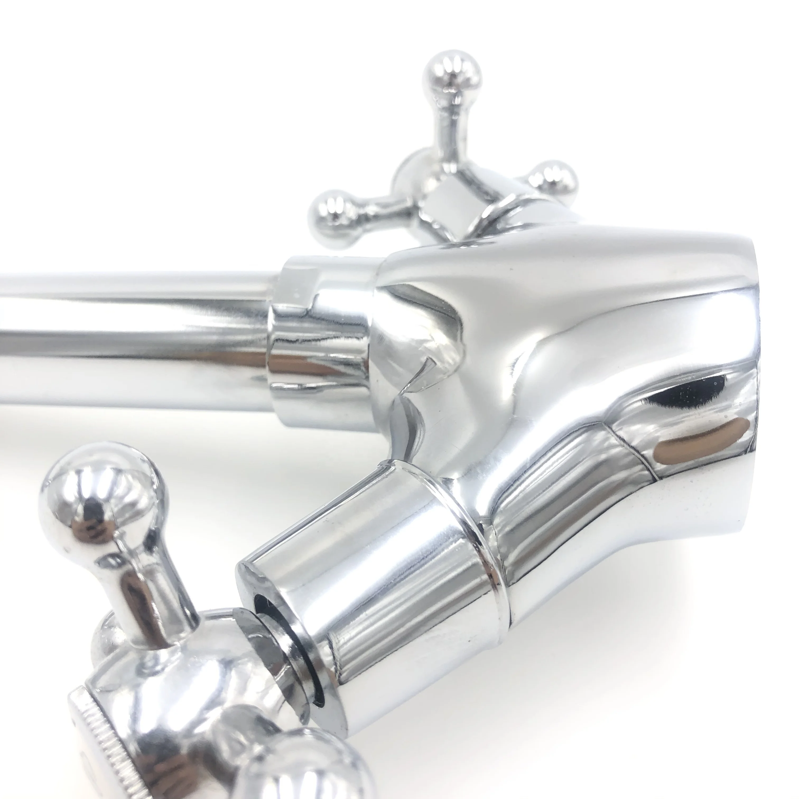 Modern Design Dual Handle Kitchen Faucet Brass Sink Mixer with Ceramic Valve Core