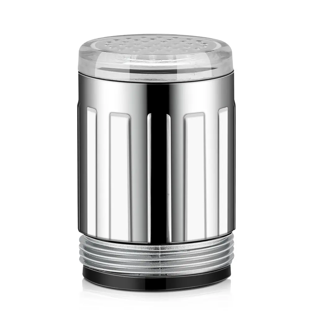 LED Water Faucet Light 7 Colors Changing Waterfall Glow Shower Stream Tap Universal Adapter Kitchen Bathroom Accessories