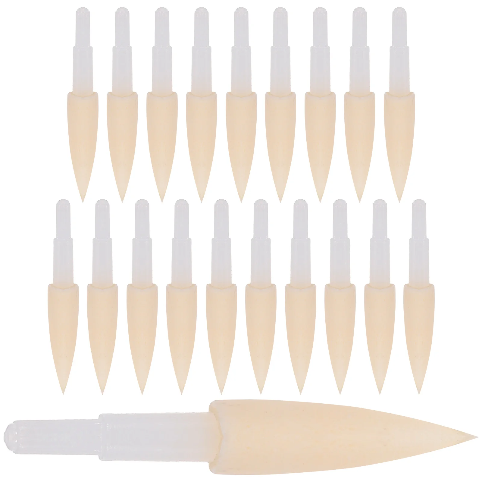 20 pièces pointes de stylo éponge souple têtes de remplacement de stylo de calligraphie pointes de stylo de calligraphie pointes de stylo souple têtes de calligraphie