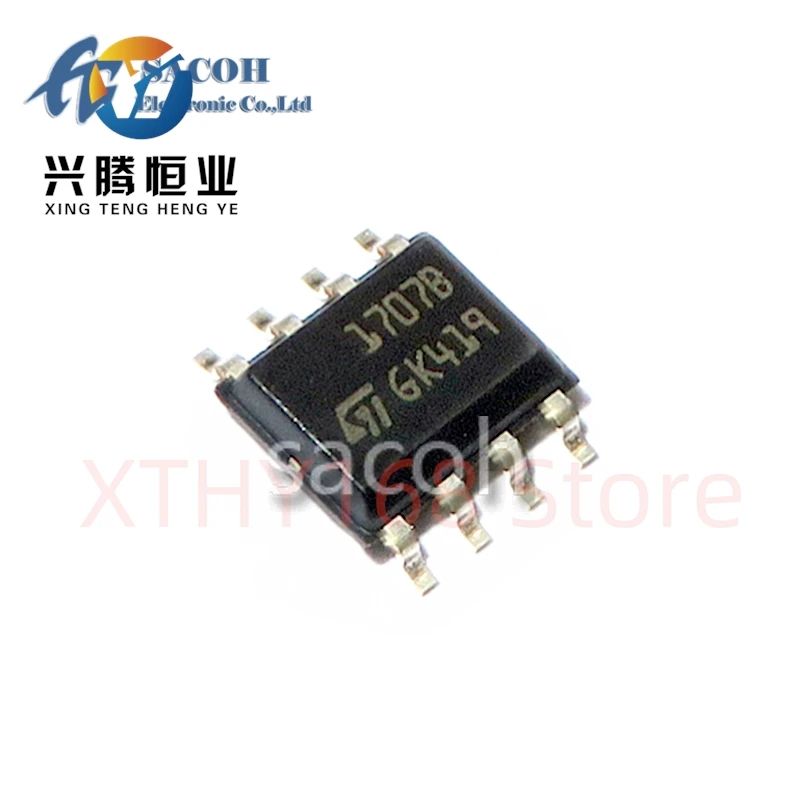 2PCS/Lot New Original TDE1707B 1707B TDE1707BFPT TDE1707BFP or TDE1707DFT TDE1707 or TDE1708DFT SOP-8 Power Switch