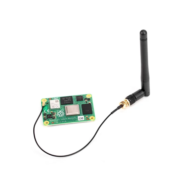 Imagem -04 - Antena Compatível Waveshare para Raspberry pi Compute Module Cm4 Suporta 2.4g 5g Wifi Banda de Frequência