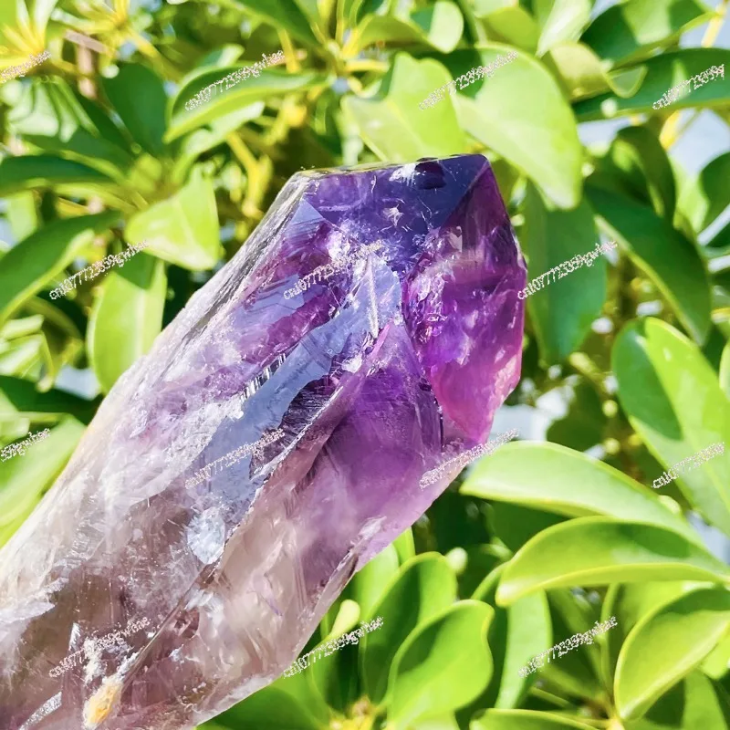 Natural amethyst ore crystal handicraft ornament