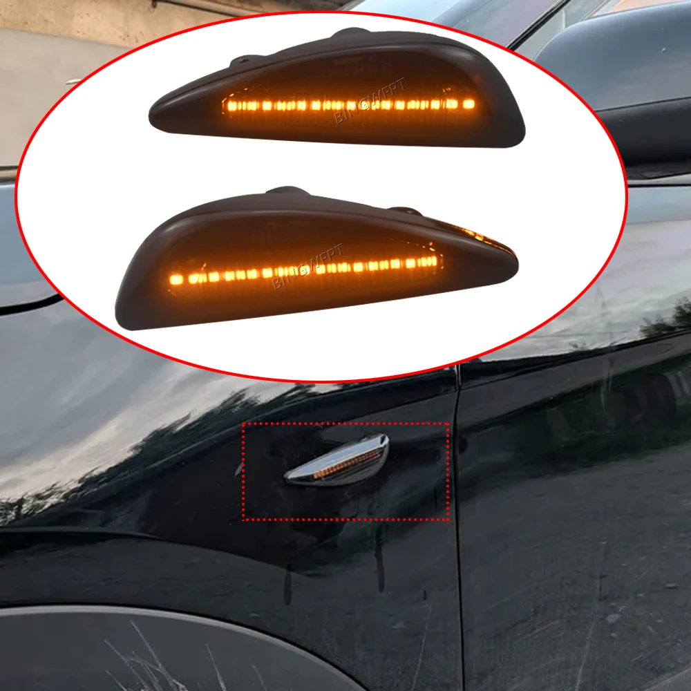 

2 шт. боковой габаритный фонарь для Hyundai Solar Verna Accent 2011-2016 светодиодный динамический указатель поворота