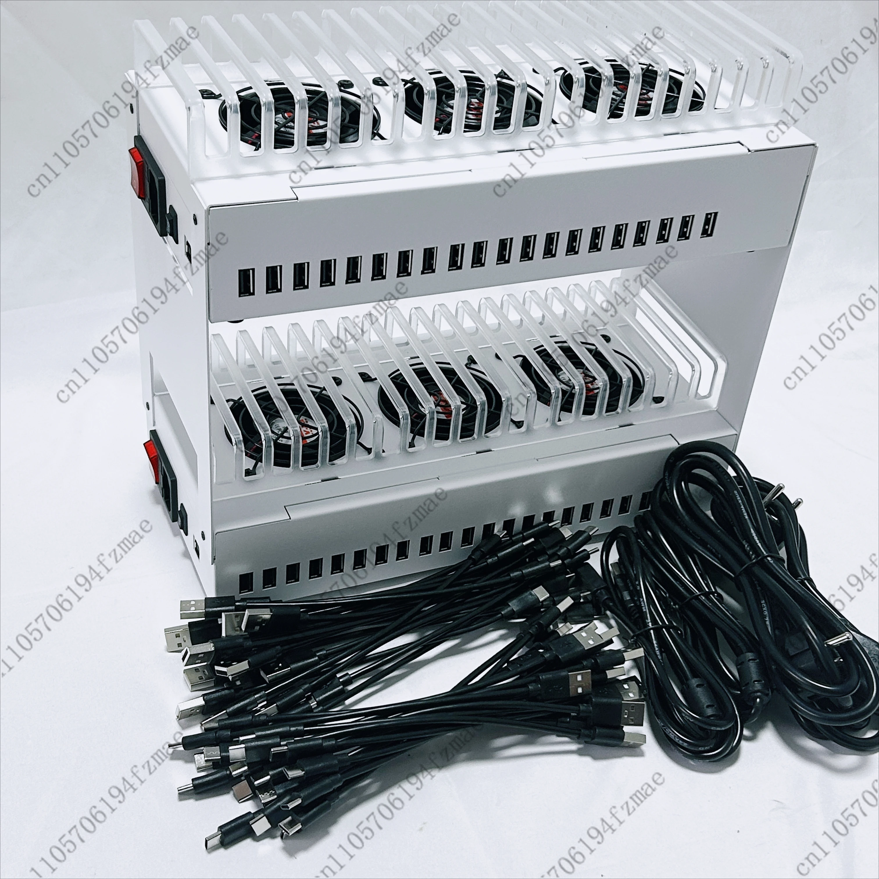 20 40 60 USB Ports Box Phone Farm USB Hub Android Control Box Batch Synchronization Control Unified Management Smartphones