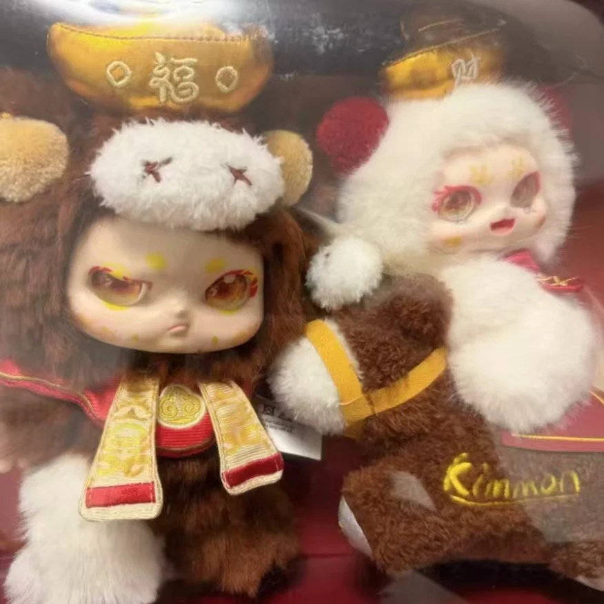 

Коллекционный брелок-кукла Kimmon Vinyl Face Doll для фанатов, лимитированная серия 2026 года, Год Лошади, подарок на Китайский Новый год для привлечения богатства
