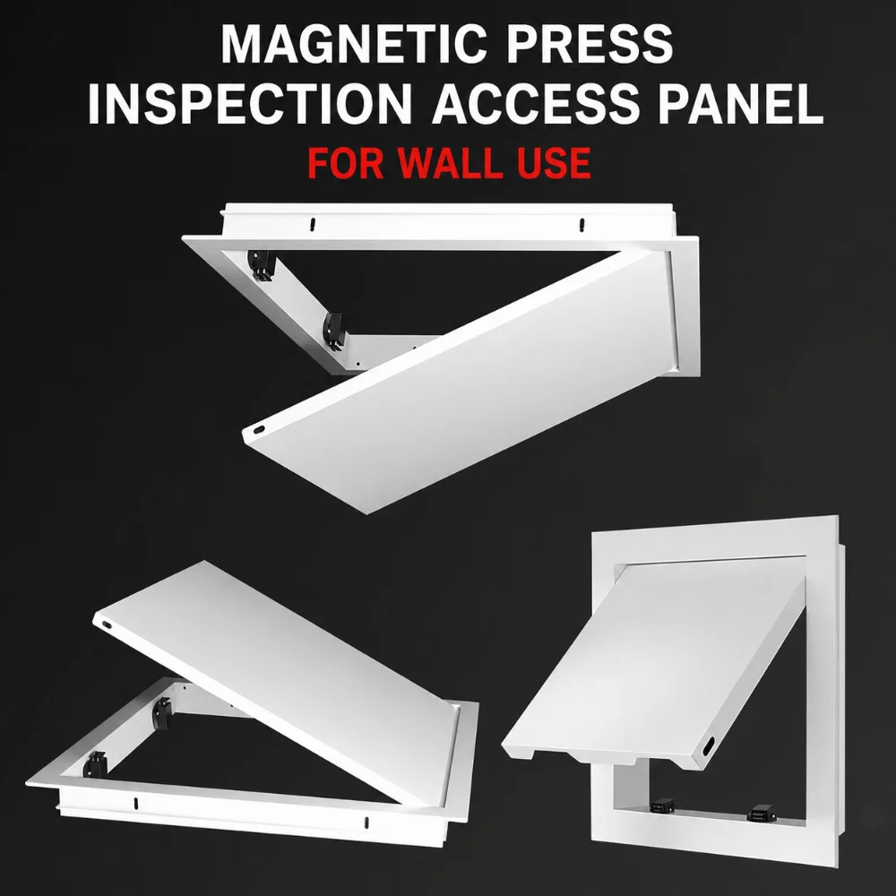 Easy Install Aluminum Alloy Access Panel White Removable Access Door Inspection Cover