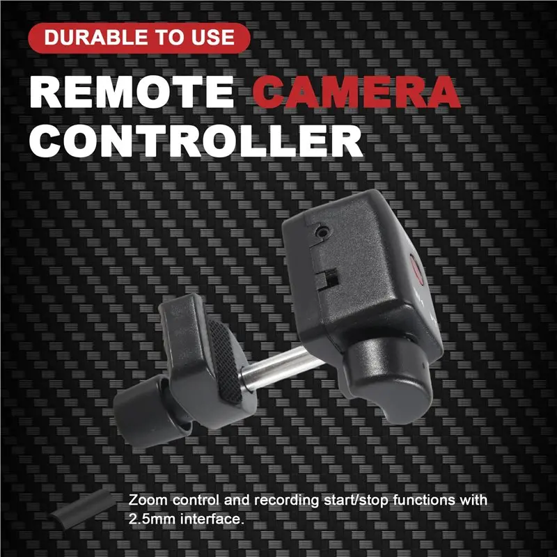 A003 Zoom Control DSLR Camcorder Remote Camera Controller 2.5mm Jack Cable LANC Jack Remote Zoom