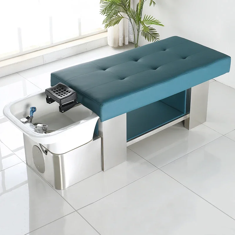 디스플레이 의자 샴푸 침대 스타일리스트 세면대 미용 유압 샴푸 순환 분지 Sillas 상업용 Cadeira 호텔 가구