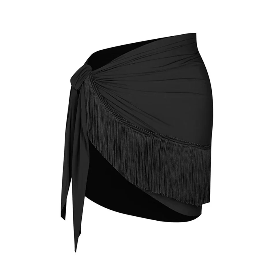 Latin Dance Skirt Line Clothing Women Dancewear Skirt Fringe Dress Female  suit Waltz Dress Latin Dance Suit 24102