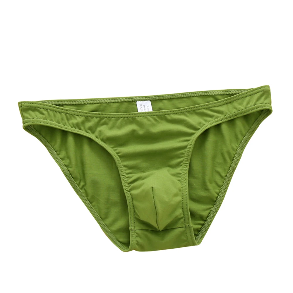 

Bulge Pouch Underwear Low Waist Briefs Ideal For Lingerie Nights Breathable Fabric Solid Color Pattern All Season Wear