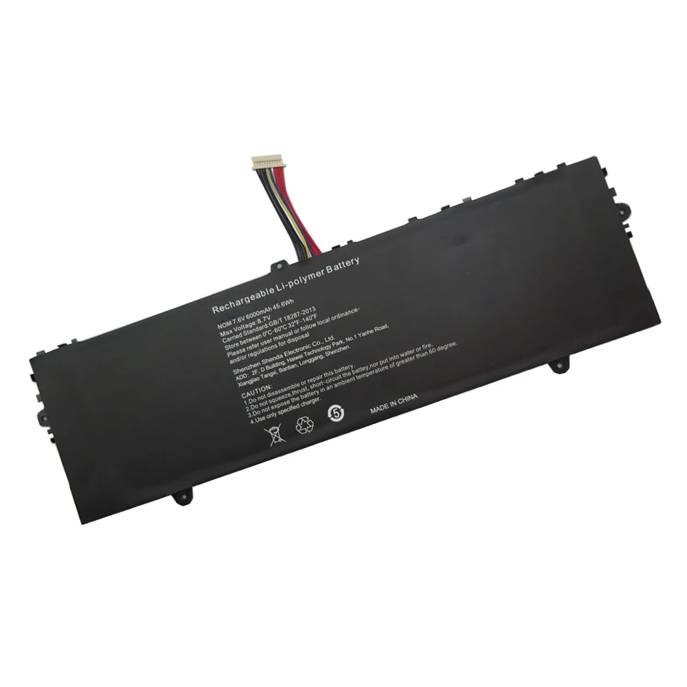 Laptop Battery For GEO GeoFLEX 340 4580275P 7.6V 6000MAH 45.6WH 11PIN 11Lines New