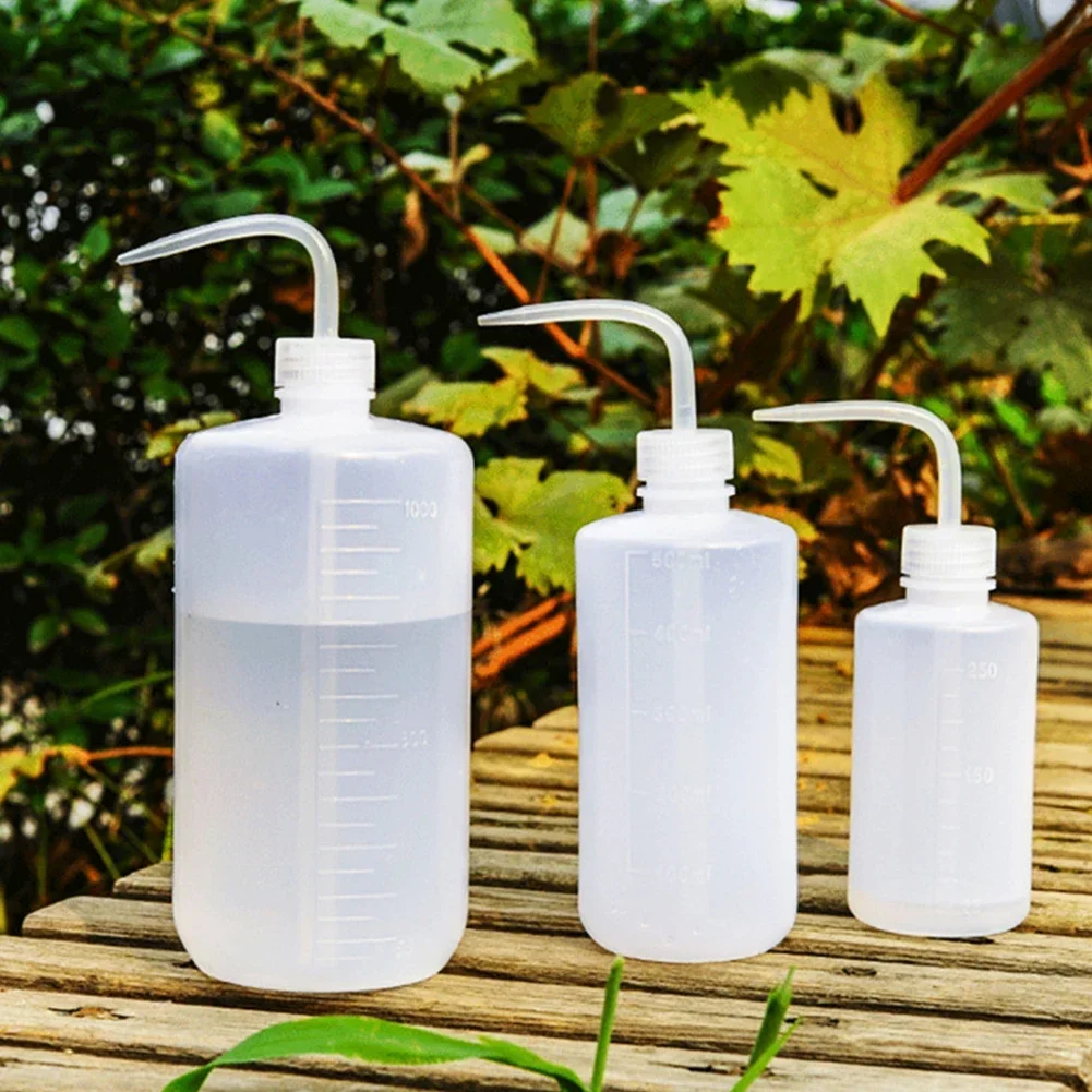 1 Pcs Watering Pot 150/250/500ml Long Curved Meat Transparent Water Bottle Liquid Container Spray Bottle Kettle Watering