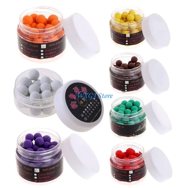 37JE 1 Box Carp Floating Fishing Lure Artificial Baits Beads Up Flavor Smell Bal