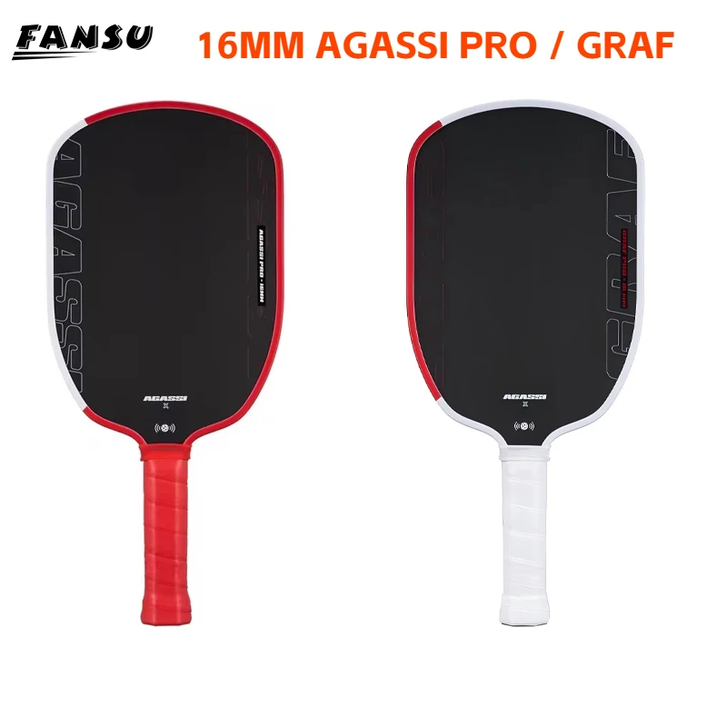 

Agassi Pro Pickleball Paddle Tech Flex Power TFP Technology Gen 4 Propulsion Core 16 мм Графитовое углеродное волокно Pickleball Paddle