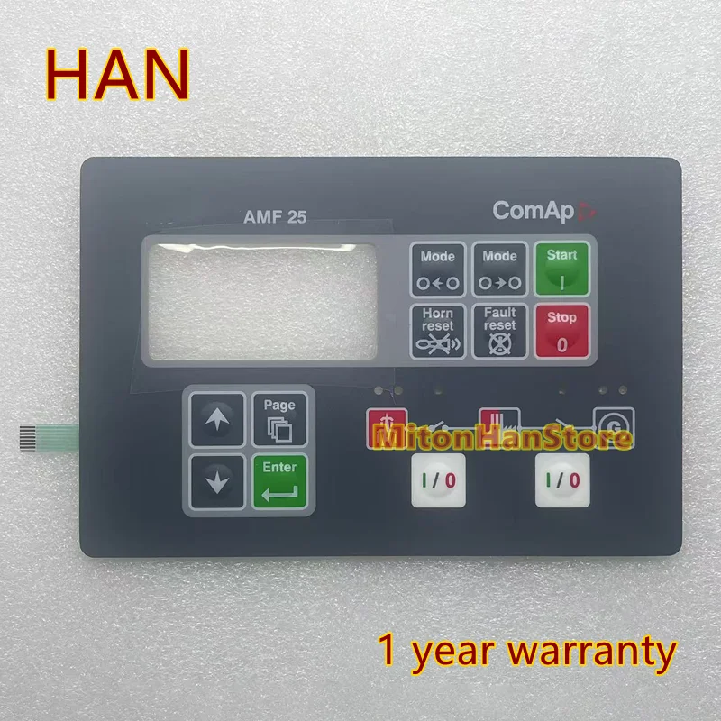 

New For InteliCompact NT Order Code: AMF 25 AMF25 Membrane Keyboard Button Protective film Keypad