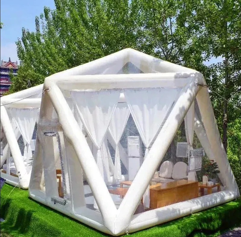 

High Performance Outdoor Inflatable Bubble House With Reinforced Seams For Safe Play