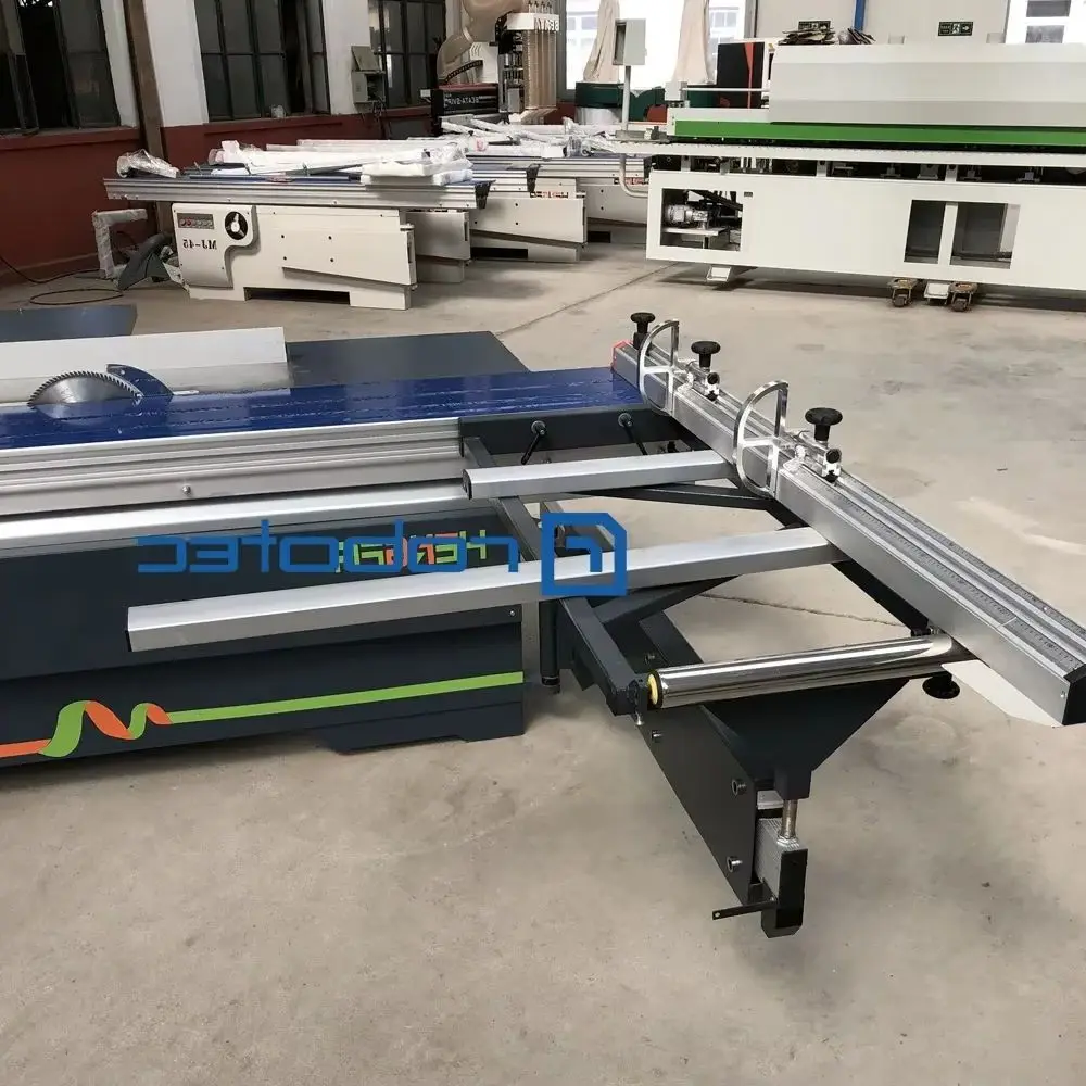 3200mm Woodworking Sliding Table Saw/panel furniture sawing machine with manual tilting saw blade
