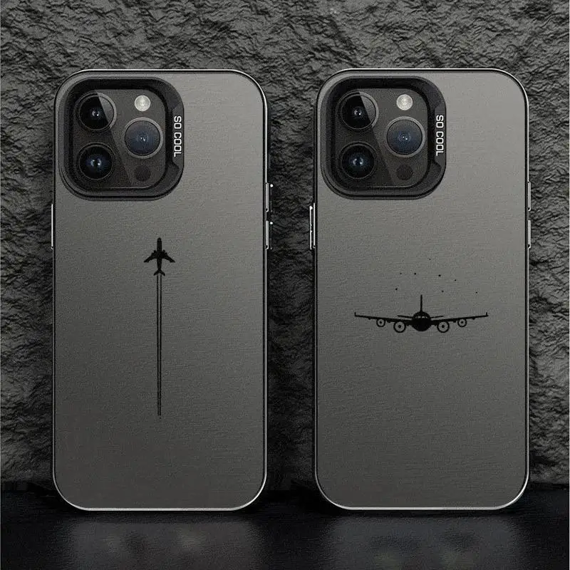 Planes Phone Case for Apple iPhone 15 16 Pro Max 14 16 Pro 13 12 11 Pro Max 14 16 Plus Premium Airplane Pattern Mobile Cover