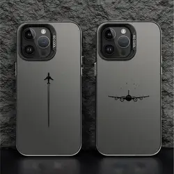 Planes Phone Case for Apple iPhone 15 16 Pro Max 14 16 Pro 13 12 11 Pro Max 14 16 Plus Premium Airplane Pattern Mobile Cover