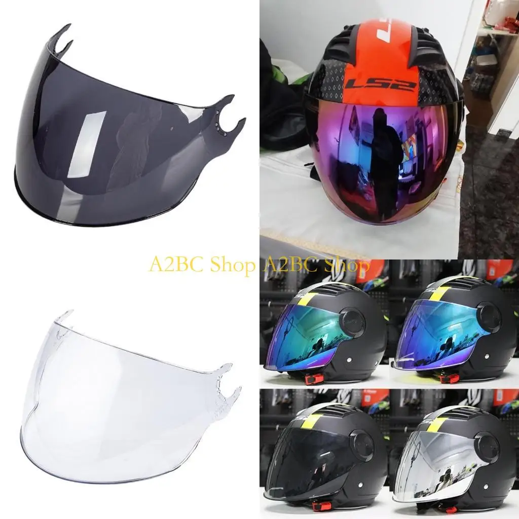 A2BC Upgraded Motorbikes Helmet Visor Lens Windshield Helmet Lens Visor Motorbike Windshield Replacement used for OF562
