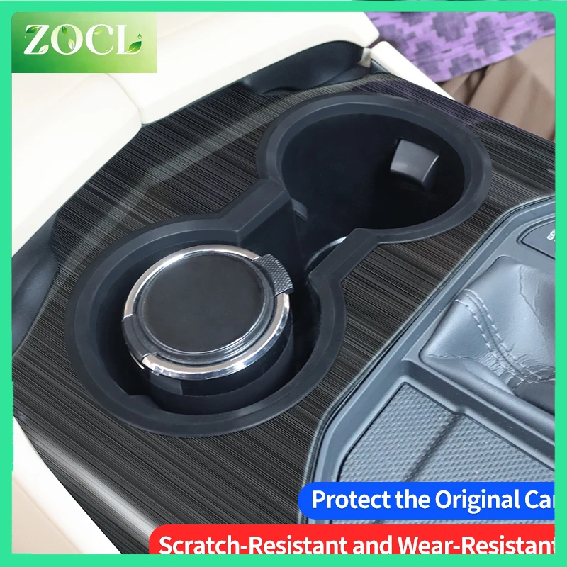 New For Toyota Land Cruiser 300 2022 2023 2024 Gearbox Storage Box Soft Leather Case Lc300 Water Cup Mat Tray Decoration Accesso